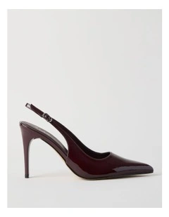 Tara Heeled Shoes in Fig Patent