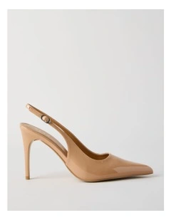 Tara Heeled Shoes in Nude Patent