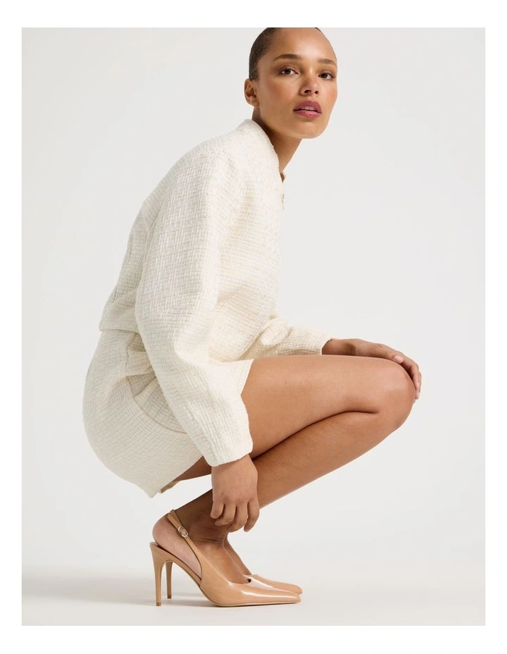 Tara Heeled Shoes in Nude Patent image 2