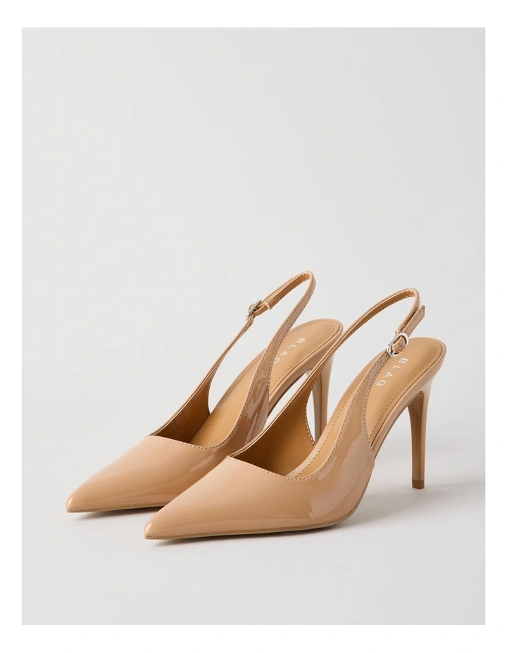 Tara Heeled Shoes in Nude Patent image 5