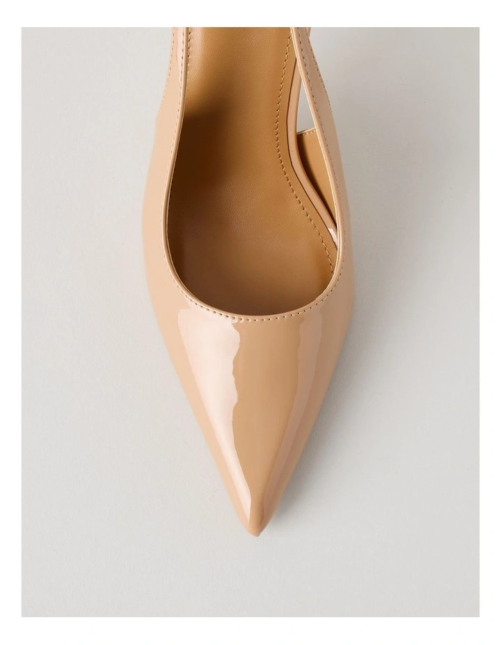 Tara Heeled Shoes in Nude Patent image 7
