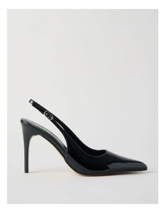 Tara Heeled Shoes in Black Patent
