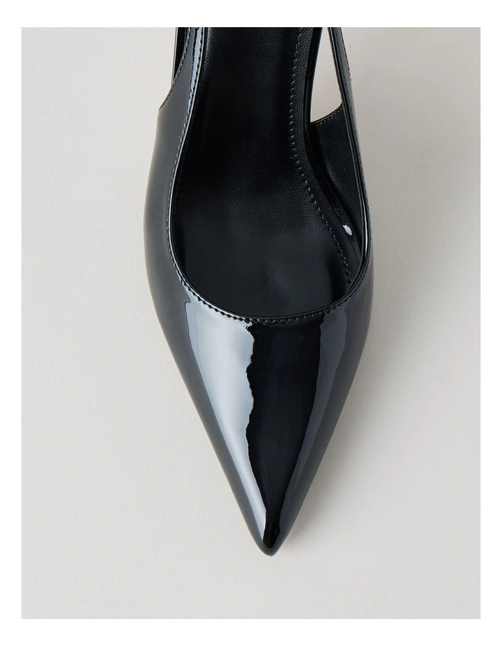 Tara Heeled Shoes in Black Patent image 7
