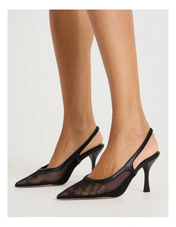 Bella Heeled Shoes in Black image 2