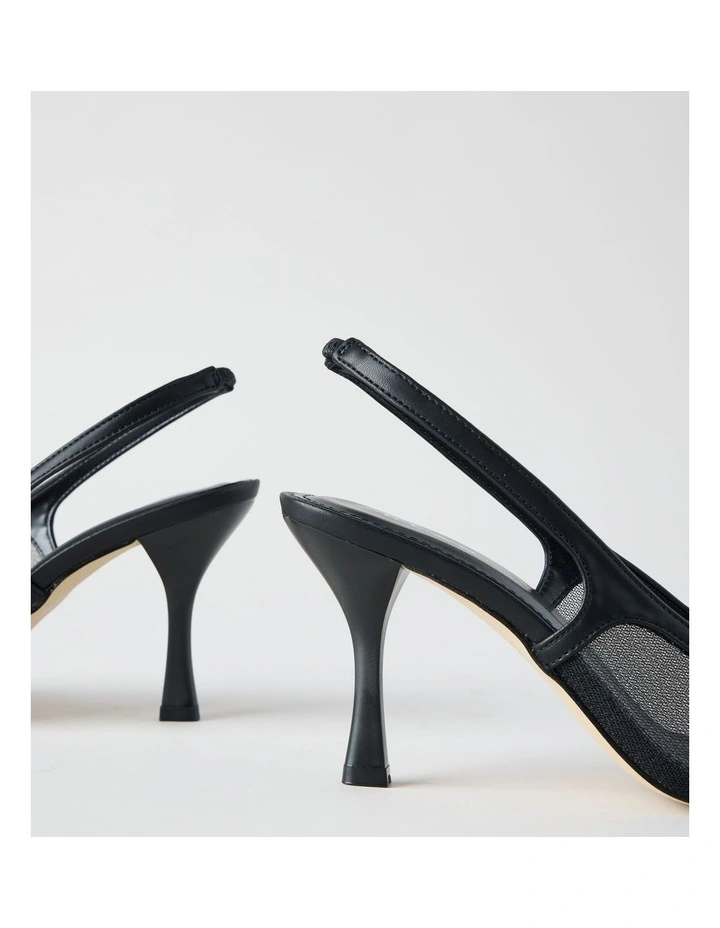 Bella Heeled Shoes in Black image 2