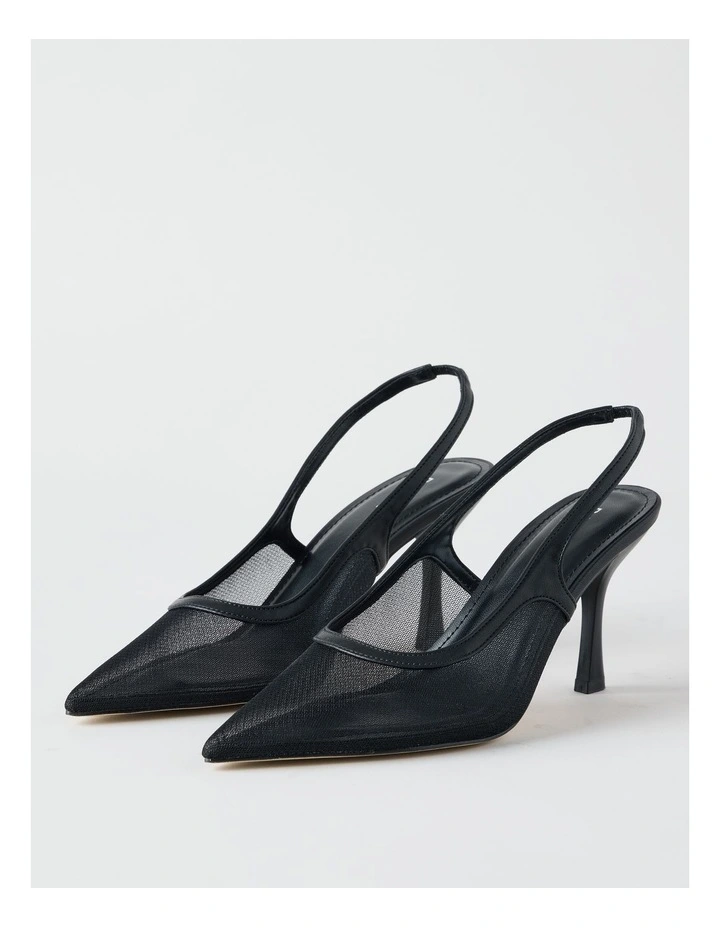 Bella Heeled Shoes in Black image 4