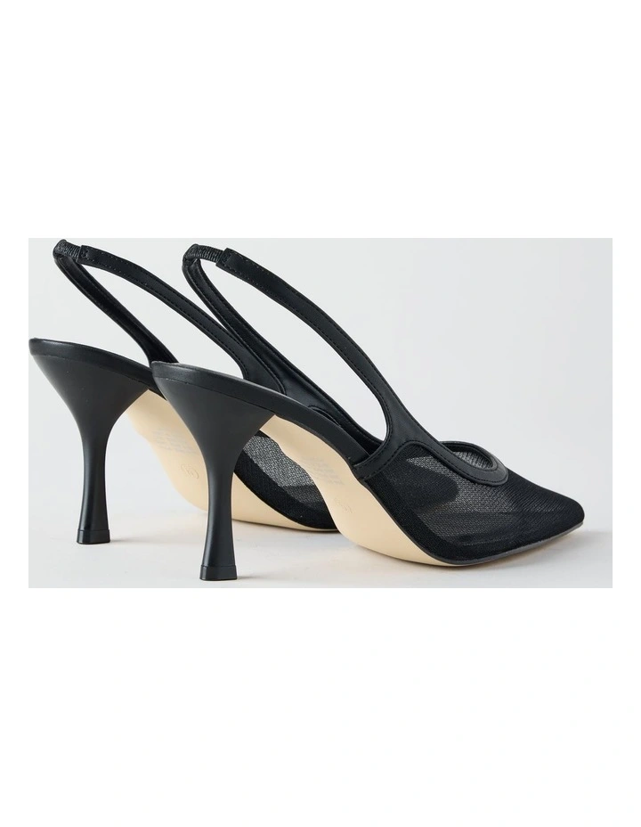 Bella Heeled Shoes in Black image 4