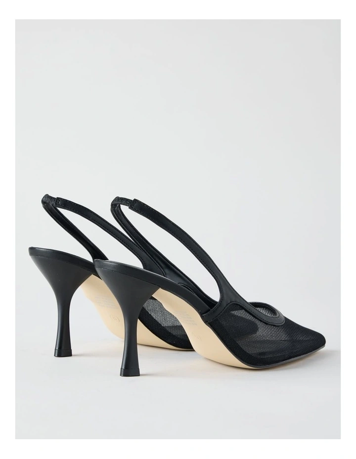 Bella Heeled Shoes in Black image 5