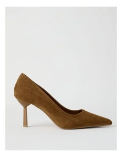 Becka Heeled Shoes in Camel