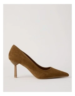 Becka Heeled Shoes in Camel