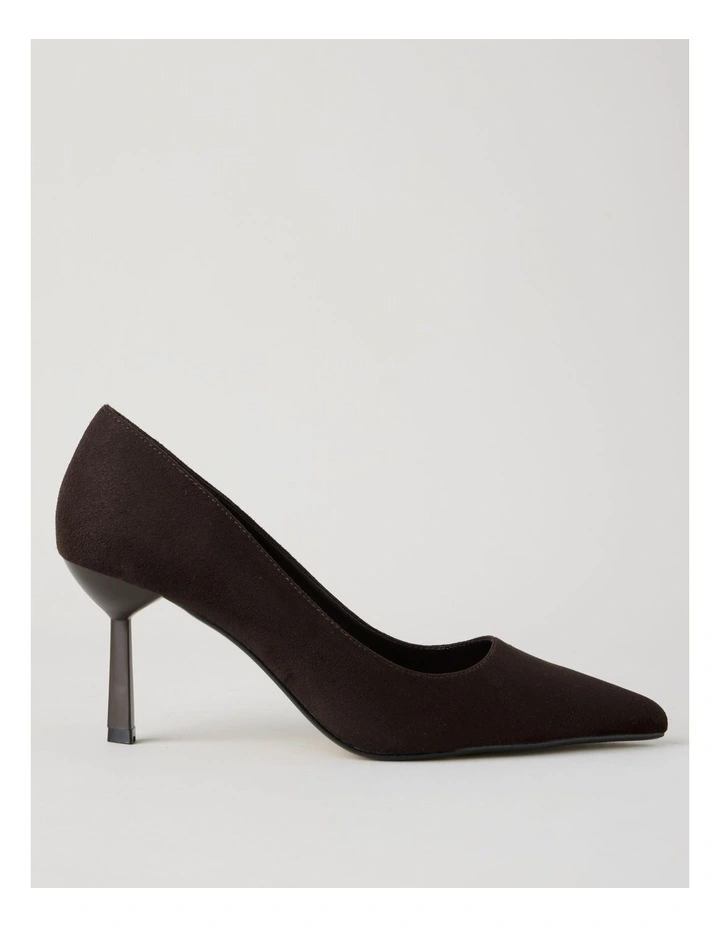 Becka Heeled Shoes in Chocolate image 1