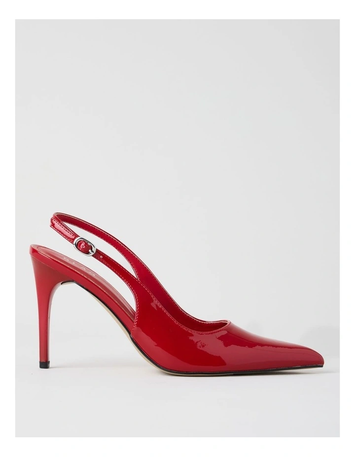 Tara Heeled Shoes in Red Salsa image 1