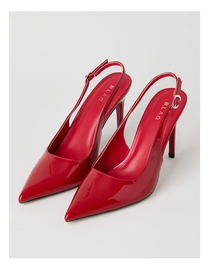 Tara Heeled Shoes in Red Salsa image 2