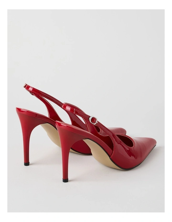 Tara Heeled Shoes in Red Salsa image 3