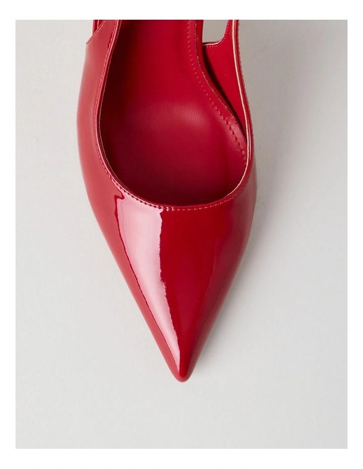 Tara Heeled Shoes in Red Salsa image 5