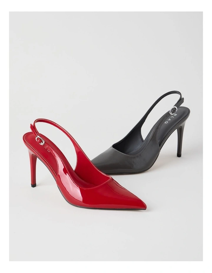 Tara Heeled Shoes in Red Salsa image 6