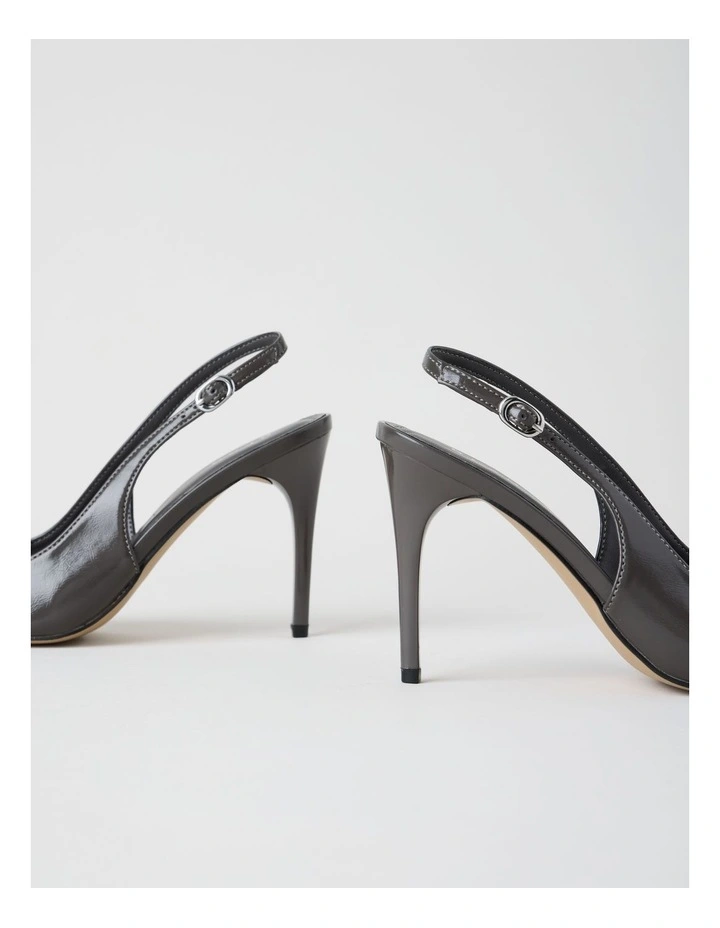 Tara Heeled Shoes in Grey image 4