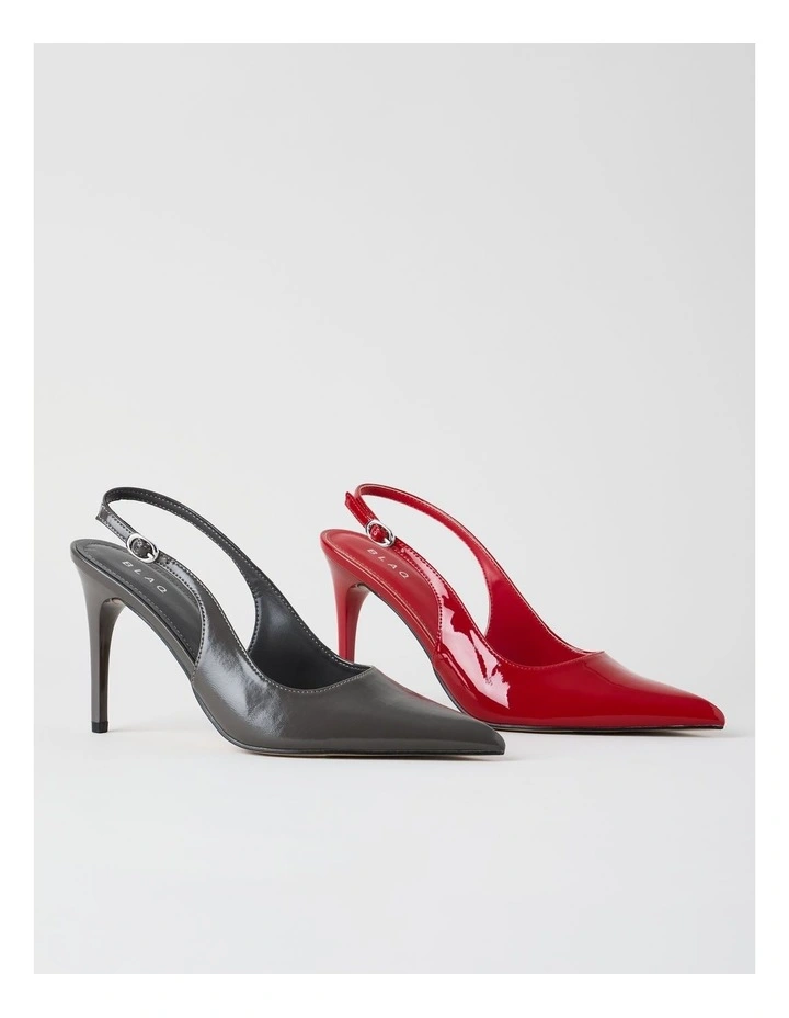 Tara Heeled Shoes in Grey image 6