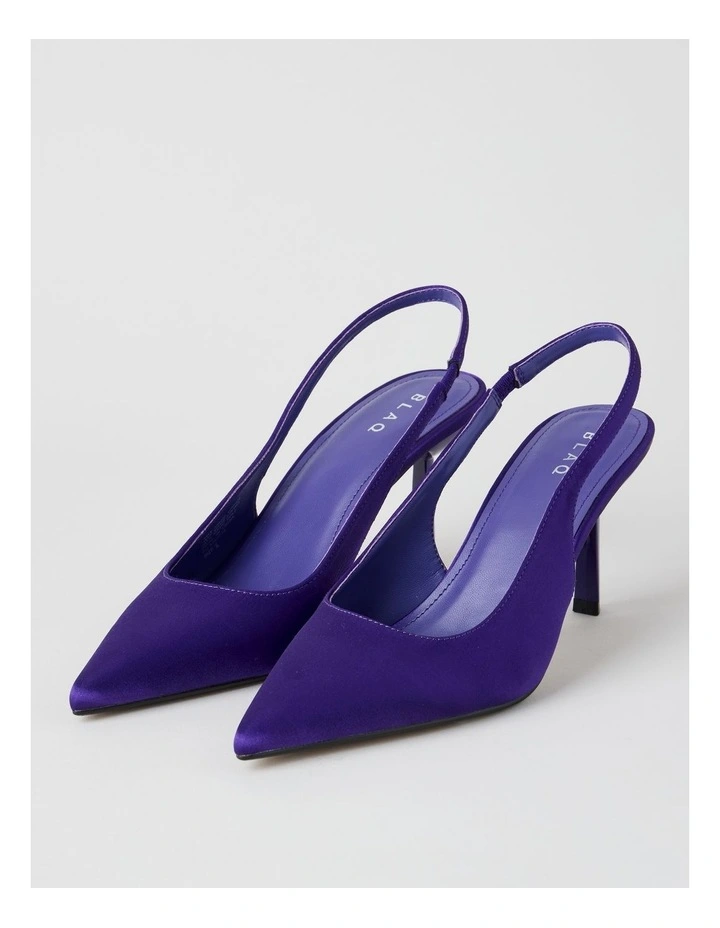 Breanna Heeled Shoes in Purple image 2