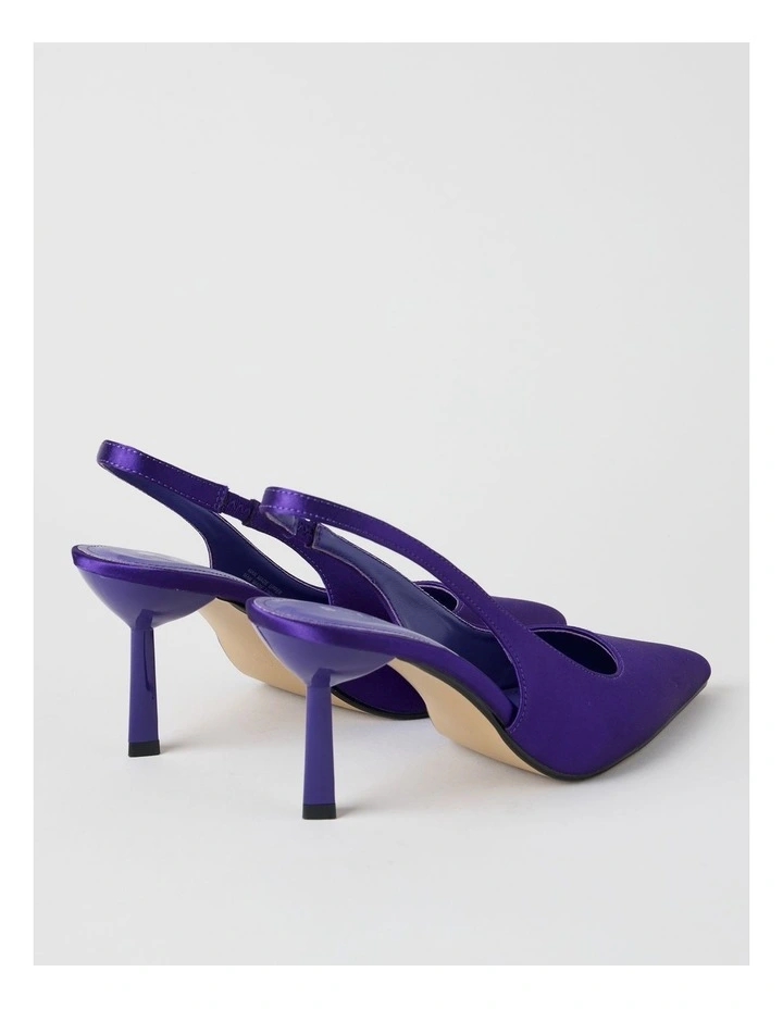 Breanna Heeled Shoes in Purple image 3