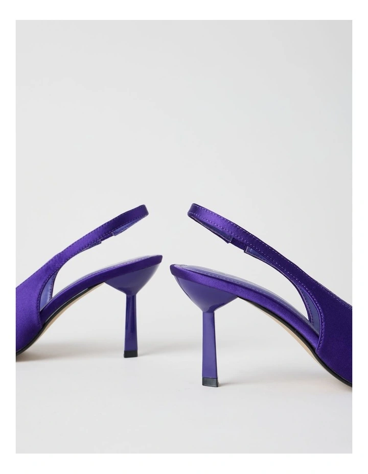 Breanna Heeled Shoes in Purple image 4