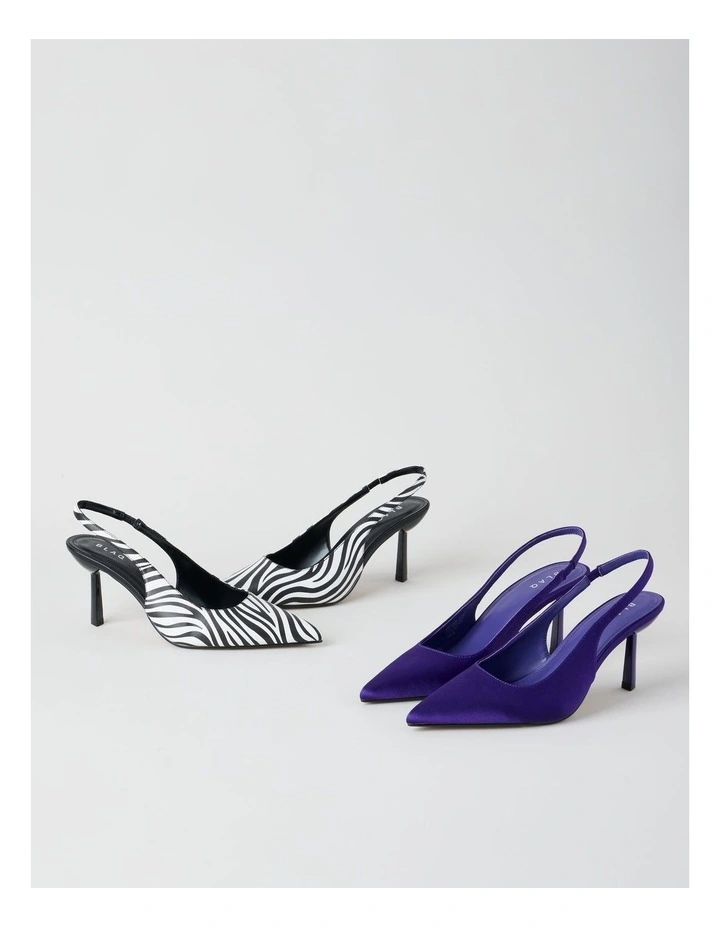 Breanna Heeled Shoes in Purple image 6