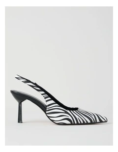 Breanna Heeled Shoes in Zebra