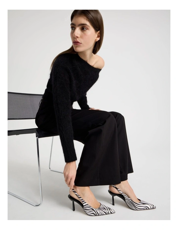 Breanna Heeled Shoes in Zebra image 4
