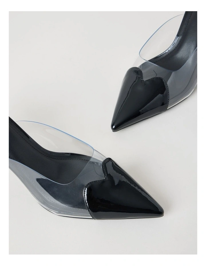 Jasmine Heeled Shoes in Black image 3