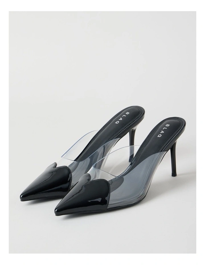 Jasmine Heeled Shoes in Black image 4