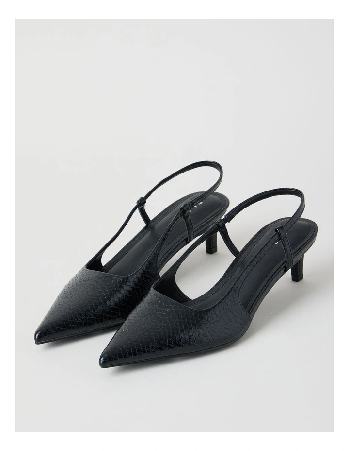 Martina Heeled Shoes in Black image 3