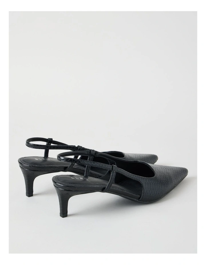 Martina Heeled Shoes in Black image 4