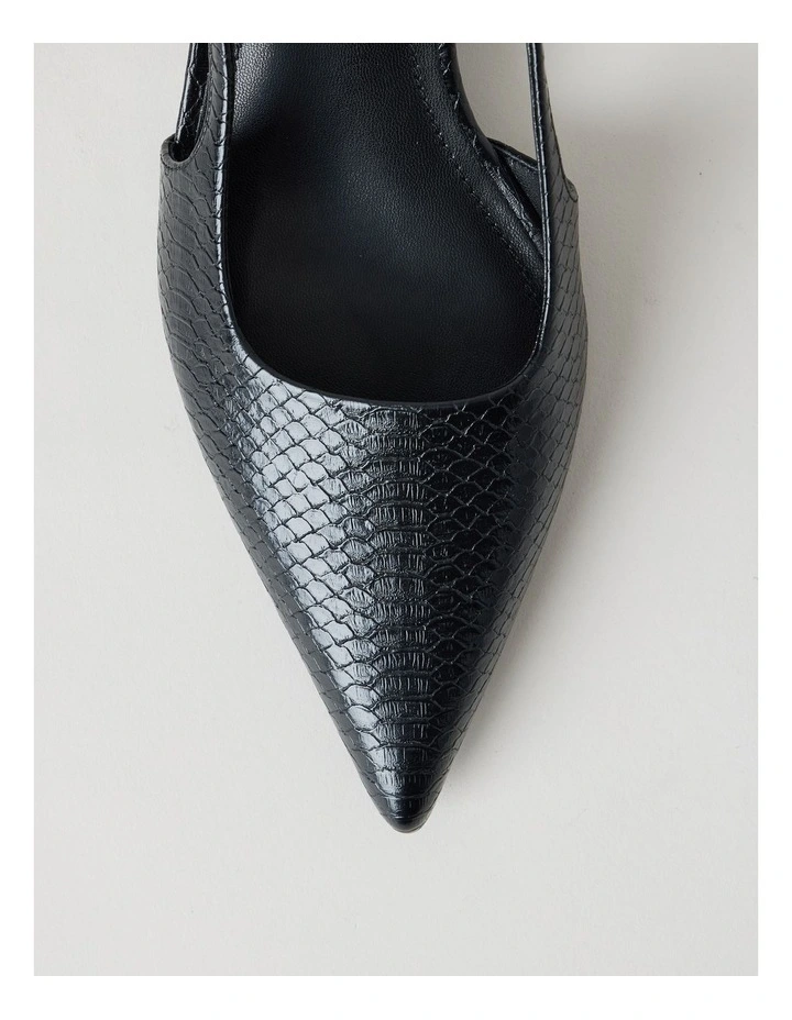 Martina Heeled Shoes in Black image 6