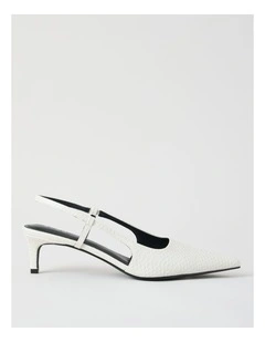 Martina Heeled Shoes in Chalk