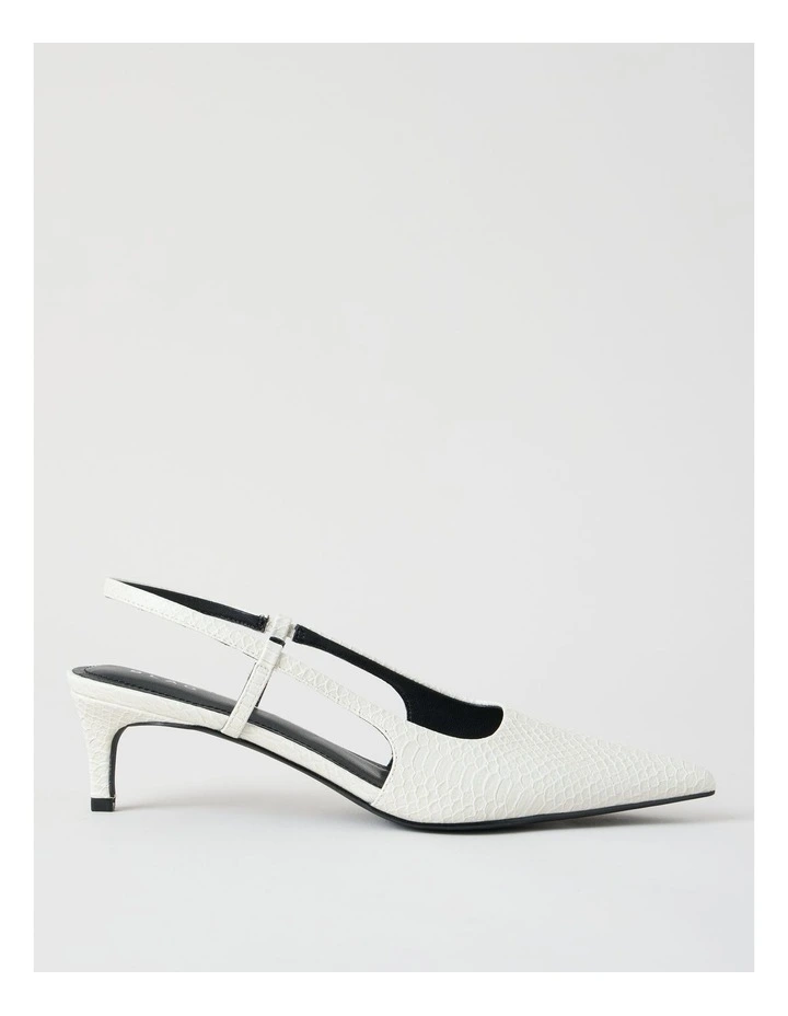 Martina Heeled Shoes in Chalk image 1