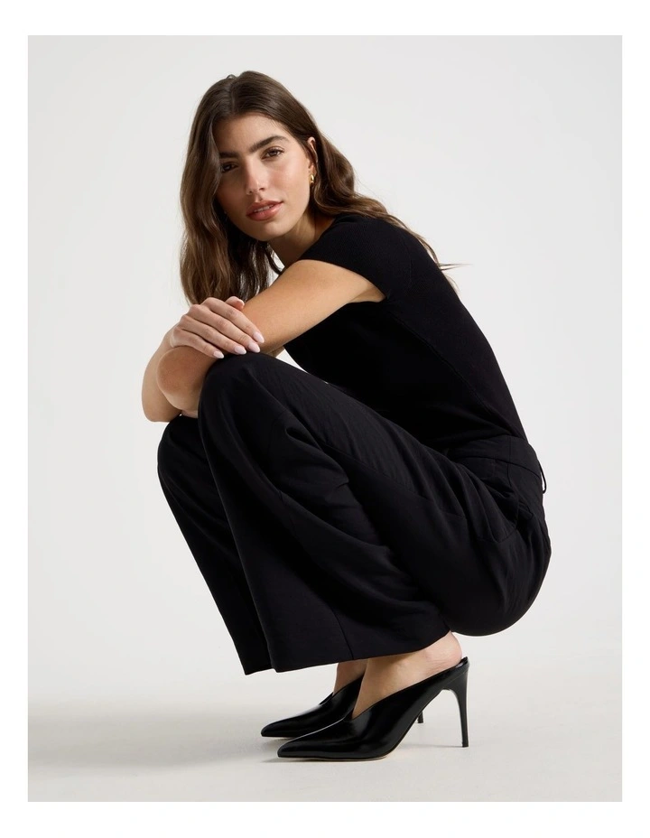 Claudia Heeled Shoes in Black Glaze image 2