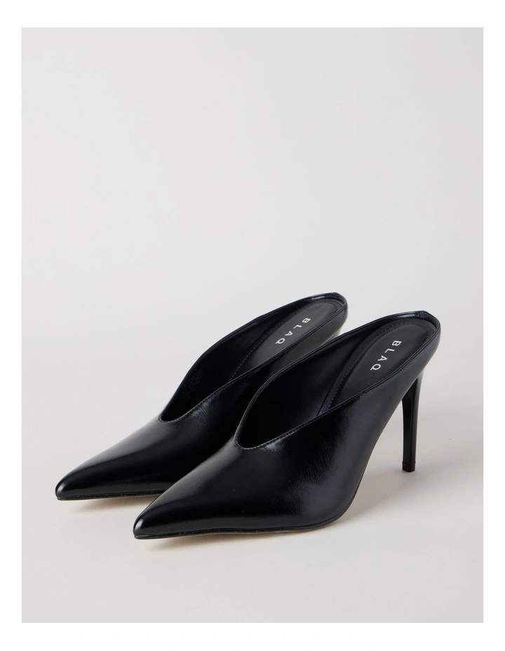 Claudia Heeled Shoes in Black Glaze image 3