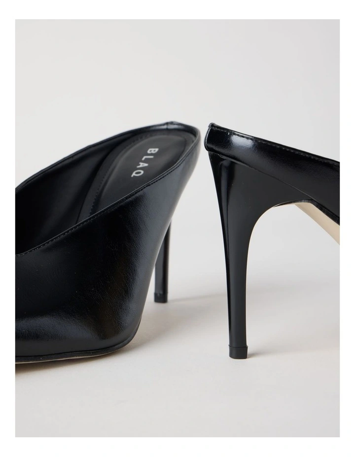 Claudia Heeled Shoes in Black Glaze image 4