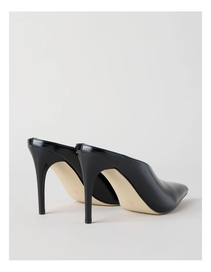 Claudia Heeled Shoes in Black Glaze image 5