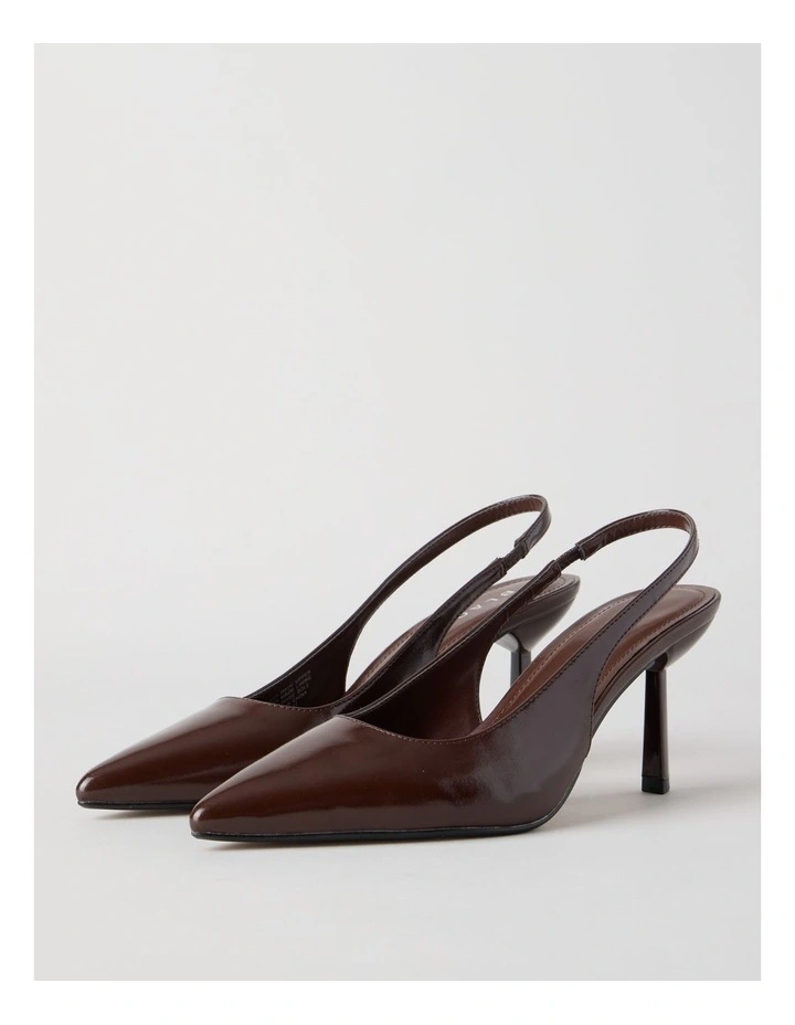 Breanna Heeled Shoes in Choc Glaze image 3