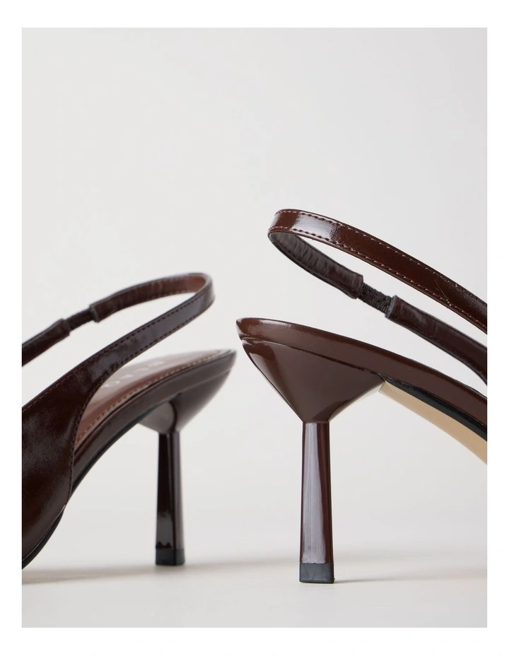 Breanna Heeled Shoes in Choc Glaze image 4