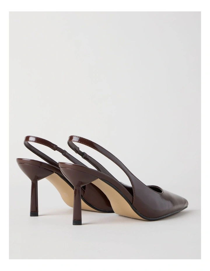 Breanna Heeled Shoes in Choc Glaze image 5