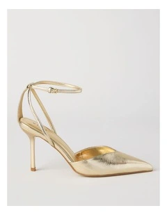 Mila Heeled Shoes in Gold