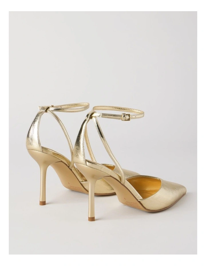 Mila Heeled Shoes in Gold image 6