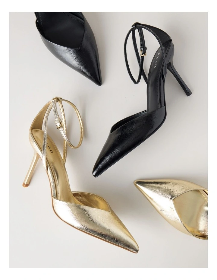 Mila Heeled Shoes in Gold image 10