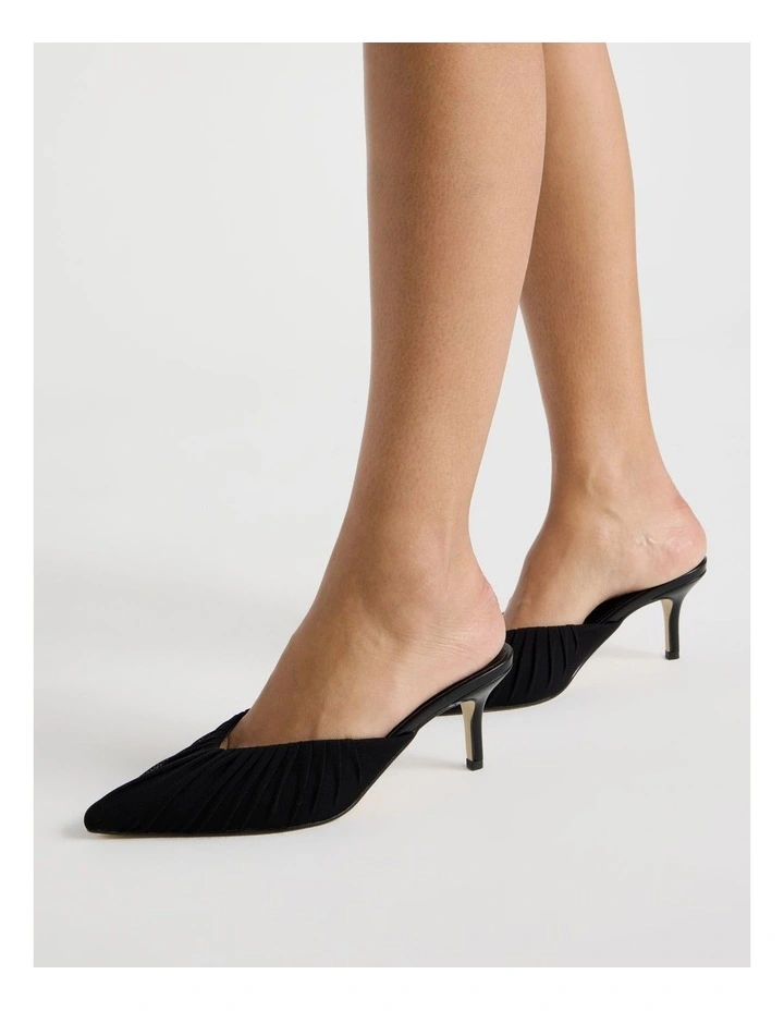 Aurora Heeled Shoes in Black image 2