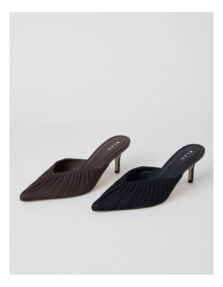 Aurora Heeled Shoes in Black image 7