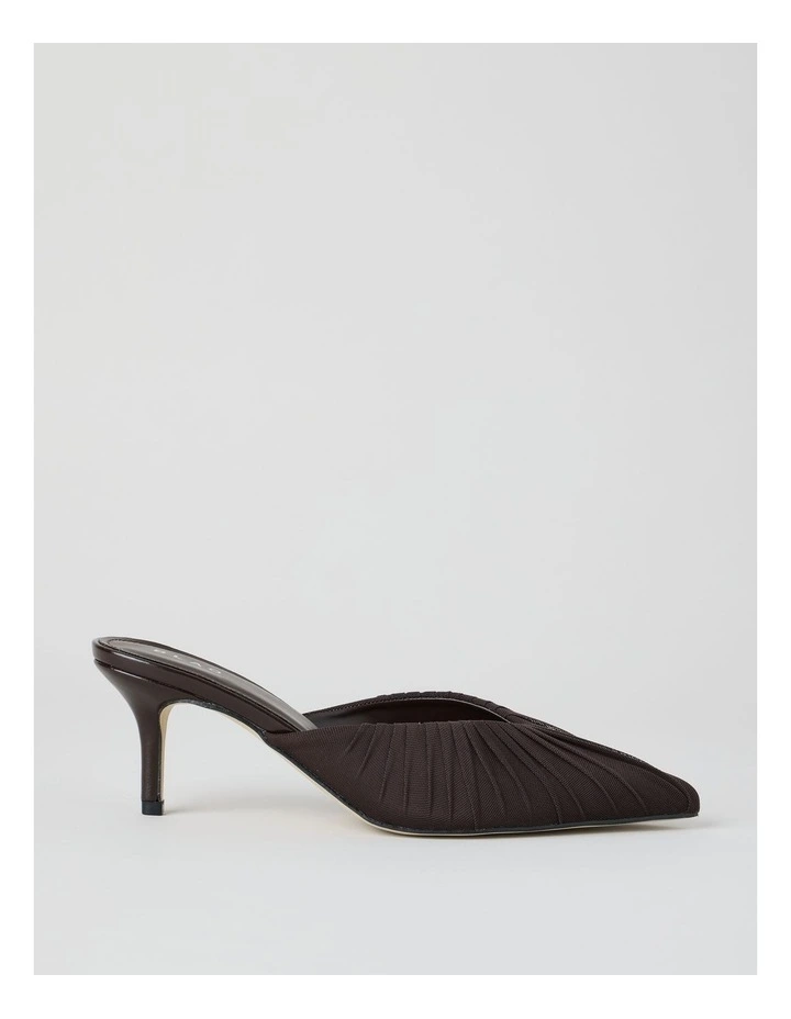Aurora Heeled Shoes in Chocolate image 1