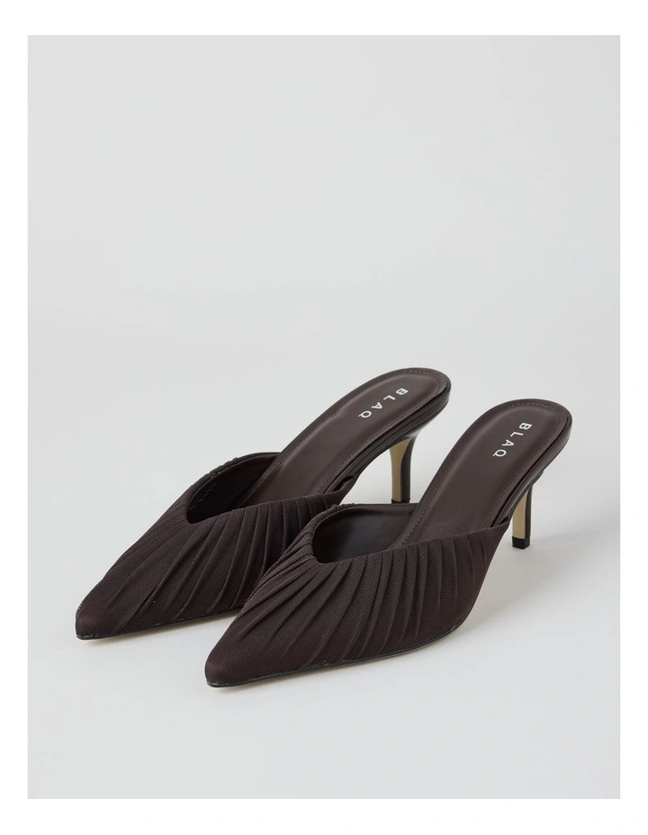 Aurora Heeled Shoes in Chocolate image 3