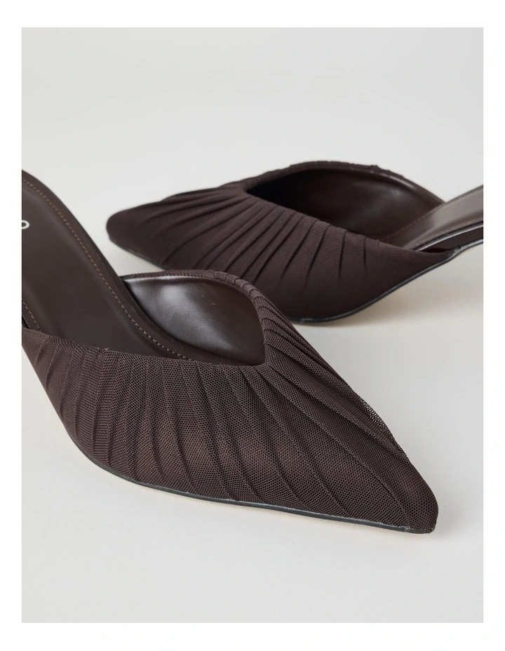Aurora Heeled Shoes in Chocolate image 5